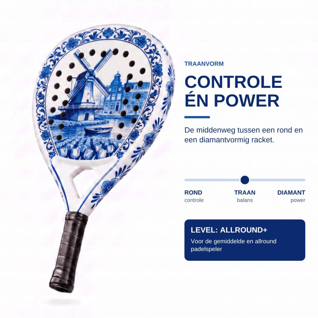 Productafbeelding over de traanvorm: de balans tussen controle en power