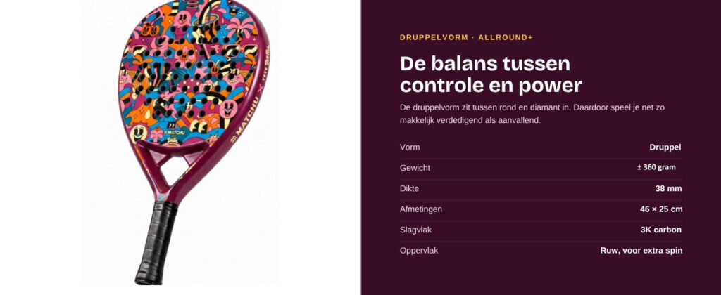A+ content module met de specificaties en de balans tussen controle en power